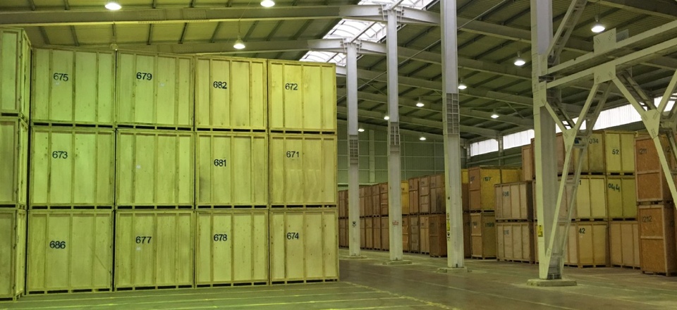 Konteyner Depolama Görseli